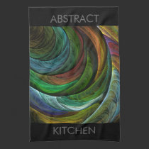 Coloree la toalla de cocina del arte abstracto de  toallas de cocina
