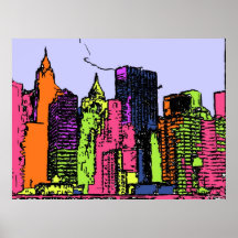 Coloree mi ciudad impresiones