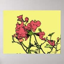 Coloree mis flores posters