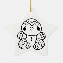 Coloree su propio ornamento del navidad del hombre adorno de navidad