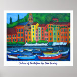 Colores de la impresión de la pintura de Portofino Impresiones