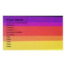 colores del arco iris del colorfull plantillas de tarjetas de visita