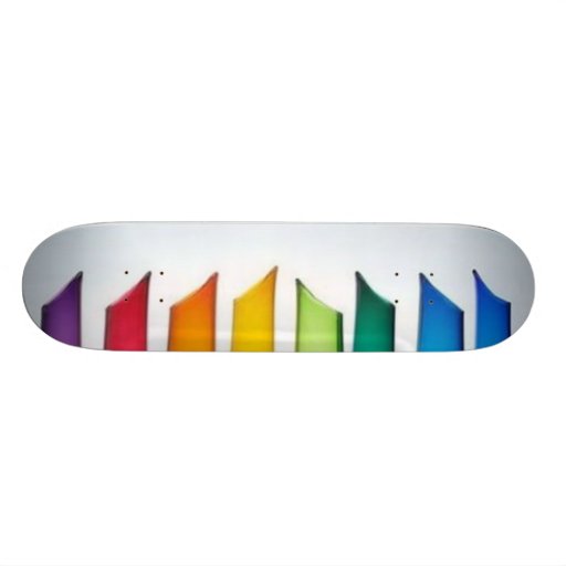 Colores del arco iris olvidado monopatin personalizado