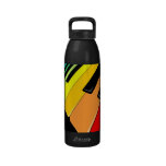 Colores del fiesta de la música del teclado botellas de agua reutilizables