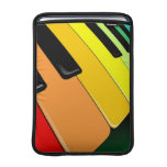 Colores del fiesta de la música del teclado funda  MacBook