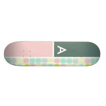 Colores en colores pastel, lunar patinetas personalizadas