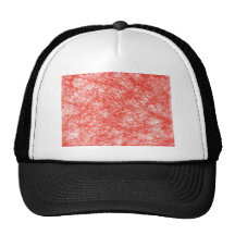 Colores florales rojos de Digitaces del arte abstr Gorros