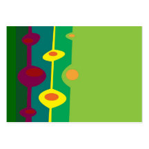 colores retros de la fruta cítrica de las formas plantilla de tarjeta personal