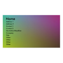 Colores Tarjeta De Visita