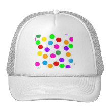 colorful_dots_on_white gorra