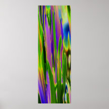 Colorful hierba poster