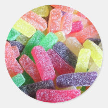 Colorido dulce del caramelo pegatinas  