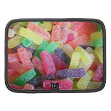 Colorido dulce del caramelo planificadores