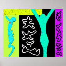 Colorido moderno del ~ del arte moderno del ~ de l poster