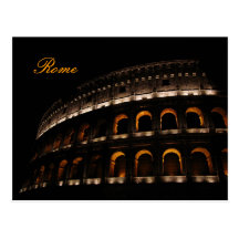 Colosseum en la postal de la noche
