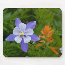 Columbine azul tapetes de raton