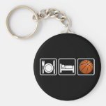 Coma, duerma, baloncesto llaveros