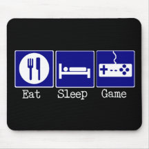 Coma, duerma, juego alfombrillas de ratón