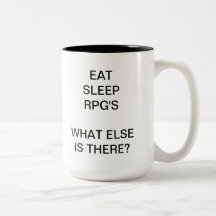Coma, duerma, los RPG Taza De Café