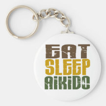Coma el Aikido 1 del sueño Llaveros Personalizados