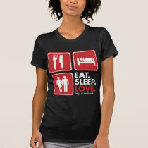 Coma el amor v01 - blanco del sueño camisetas