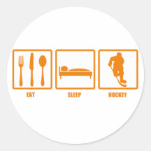Coma el hockey del sueño pegatinas  