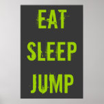 Coma el poster del salto del sueño