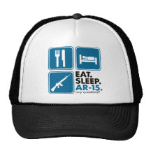 Coma el sueño AR-15 - azul Gorra
