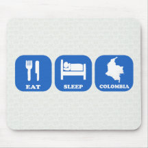 Coma el sueño Colombia Alfombrillas De Ratones
