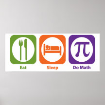 Coma el sueño hacen matemáticas impresiones