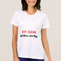 Coma el tren limpio T sucio Camisetas
