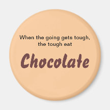 "Coma imán del chocolate"