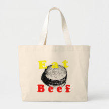 Coma la carne de vaca bolsas de mano