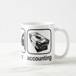 Coma la contabilidad del sueño taza de café