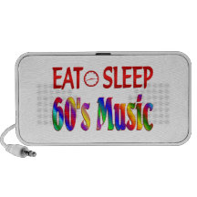 Coma la música de los años 60 del sueño laptop altavoz