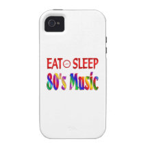 Coma la música de los años 80 del sueño iPhone 4 funda