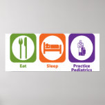 Coma la pediatría de la práctica del sueño posters