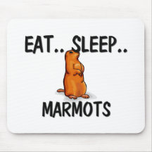 Coma las MARMOTAS del sueño Alfombrilla De Ratones