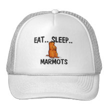 Coma las MARMOTAS del sueño Gorros Bordados