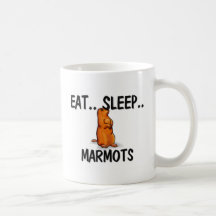 Coma las MARMOTAS del sueño Taza De Café
