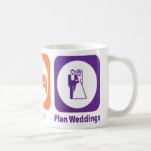 Coma los bodas del plan del sueño taza