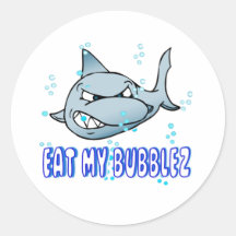 Coma mi Bubblez Pegatinas Redondas