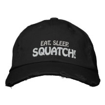 Coma. Sueño. ¡SQUATCH! Gorra De Beisbol Bordada