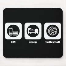 Coma. Sueño. Voleibol. Mousepad Alfombrillas De Raton