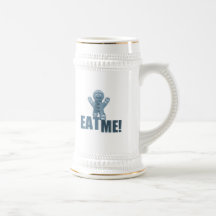 ¡CÓMAME! Hombre de pan de jengibre - azul Taza