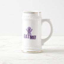 ¡CÓMAME! Hombre de pan de jengibre - púrpura Tazas