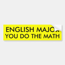 COMANDANTE INGLÉS PEGATINA DE PARACHOQUE