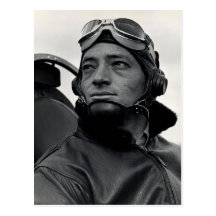 Comandante John Smith del as del Cuerpo del Marine Tarjeta Postal