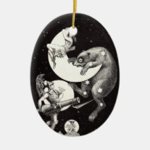 Comandante y Marte celestiales de Luna Ursa de la  Adorno De Navidad