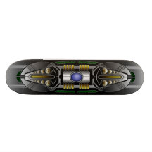Combate plateado armadura futurista Hoverboard Patín